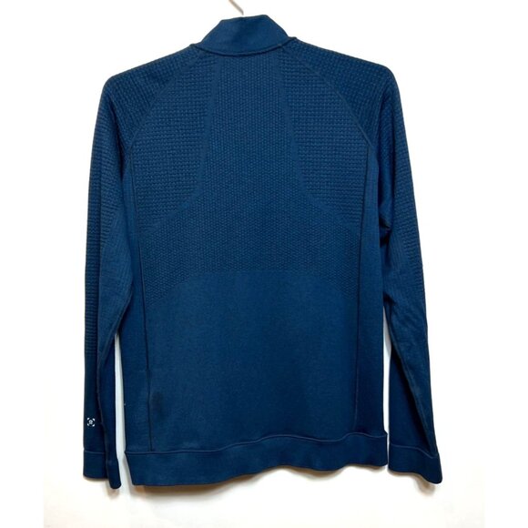 Lululemon Engineered Warmth Jacket Poseidon Black Wool Blend Mens Large - Picture 7 of 13